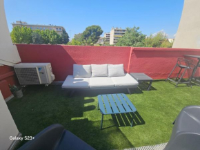 Appart 3 chambres avec terrasse 18m - 8 pers - 1 place de parking